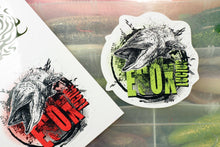 Laden Sie das Bild in den Galerie-Viewer, Hecht-Aufkleber für Angler im Trashpolka-Design (5835841503392)